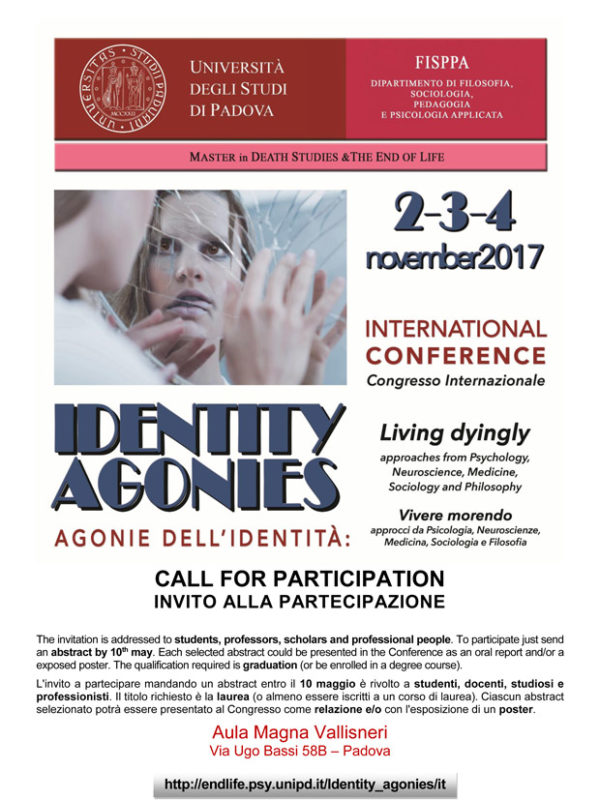 Identity agonies. Conferenza internazionale