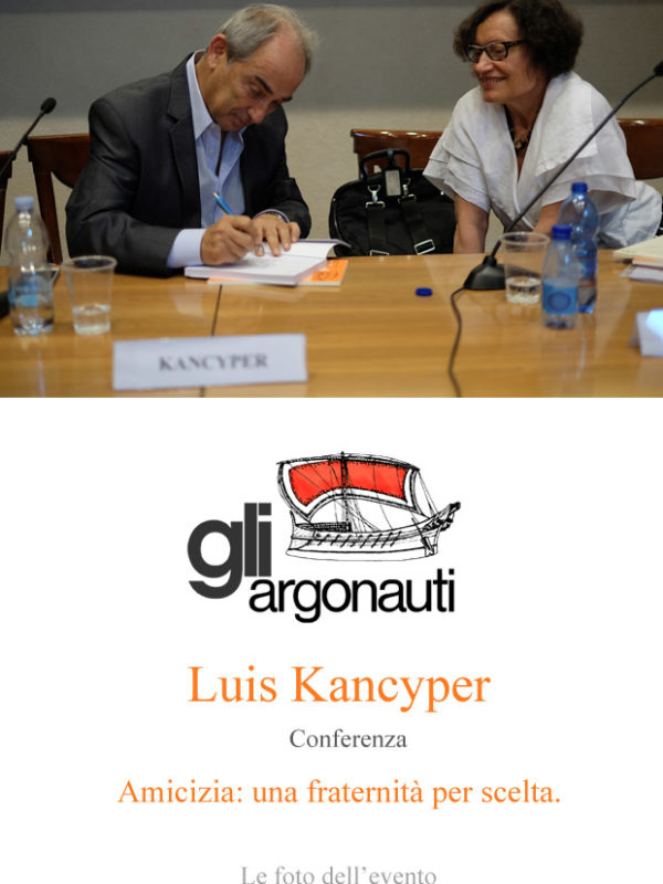Foto conferenza Luis Kancyper per Argonauti. Padova, 30 Maggio 2017