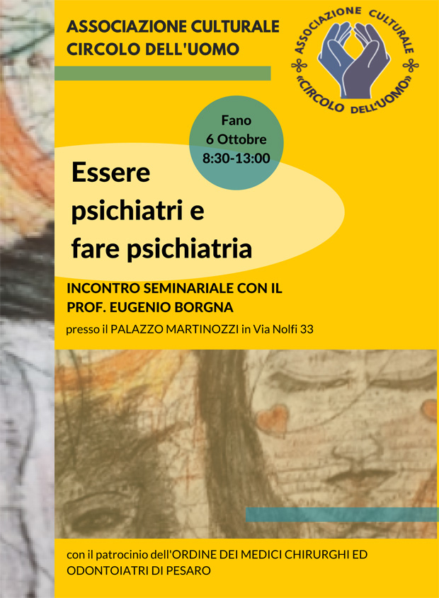 Seminario Essere psichiatri e fare psichiatria Gli Argonauti. Rivista di Psicoanalisi