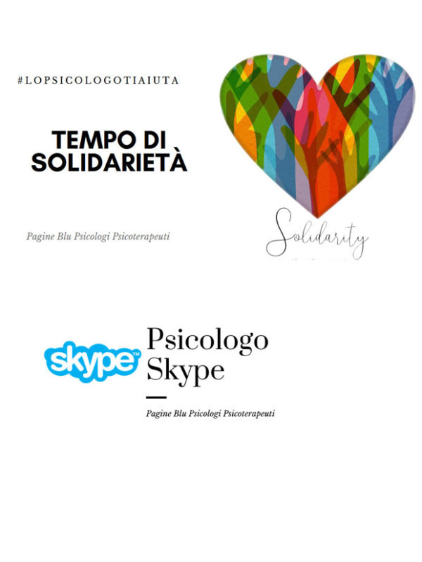 #lopsicologotiauta. Progetto solidarietà Psicologi Pagine Blu per il coronavirus