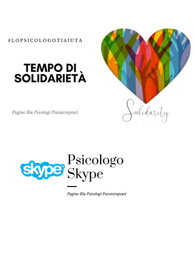 #lopsicologotiauta. Progetto solidarietà Psicologi Pagine Blu per il coronavirus