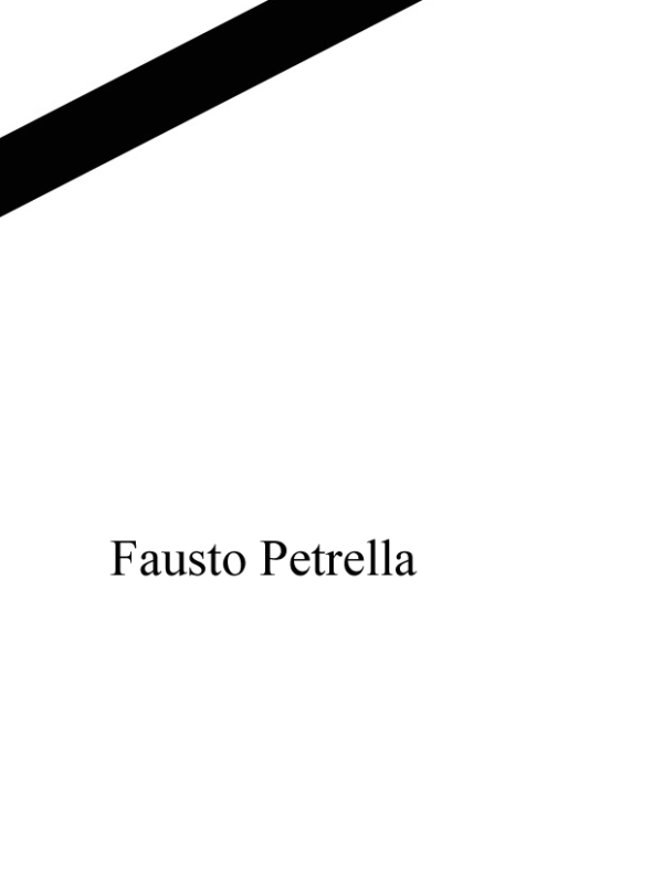 In memoria di Fausto Petrella